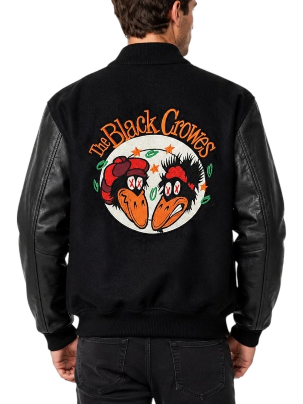 The Black Crowes Shake Your Money Maker World Tour Jacket 90-91 Vintage M